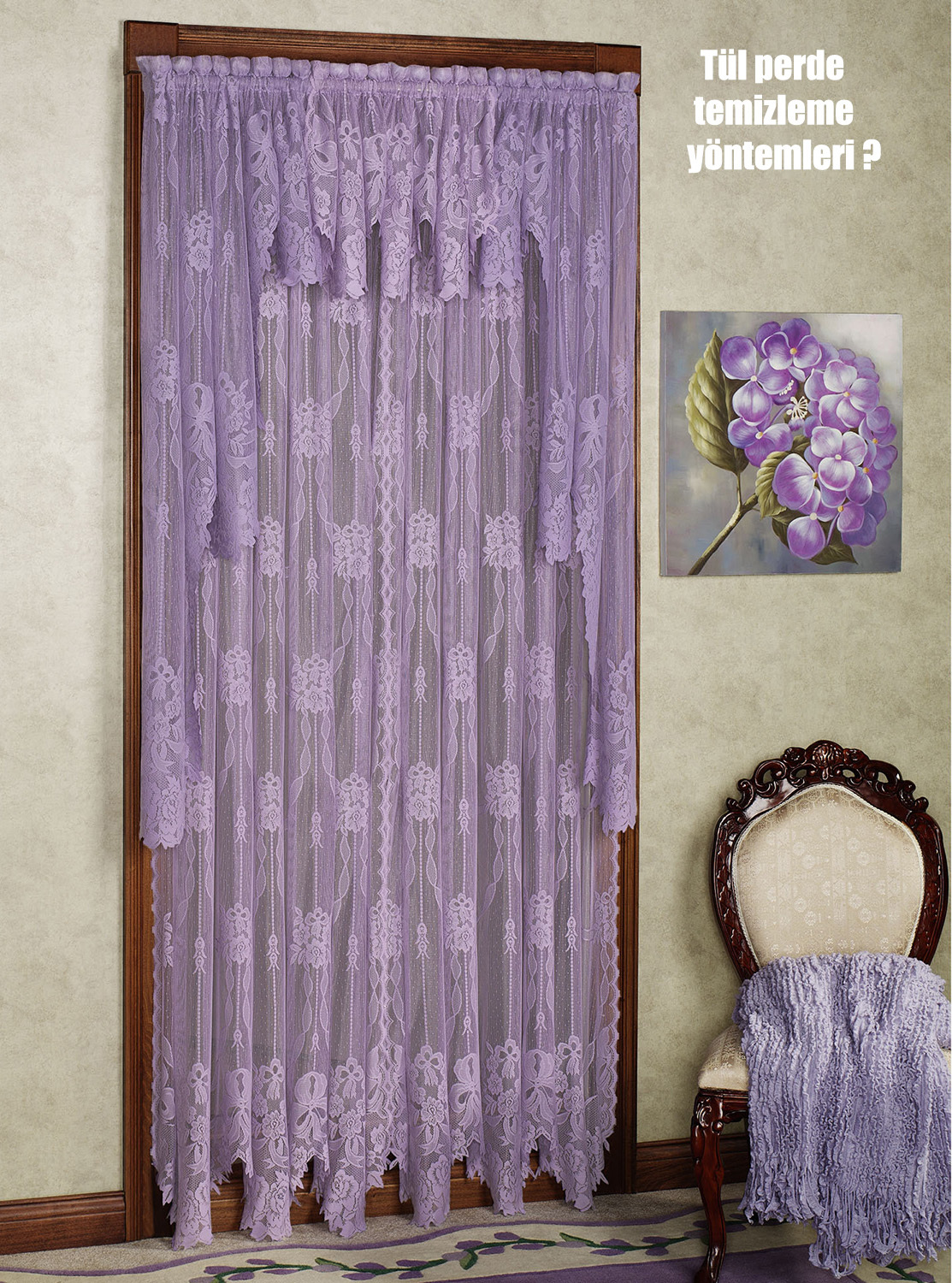 Tül perdeyi temizleme yöntemleri...