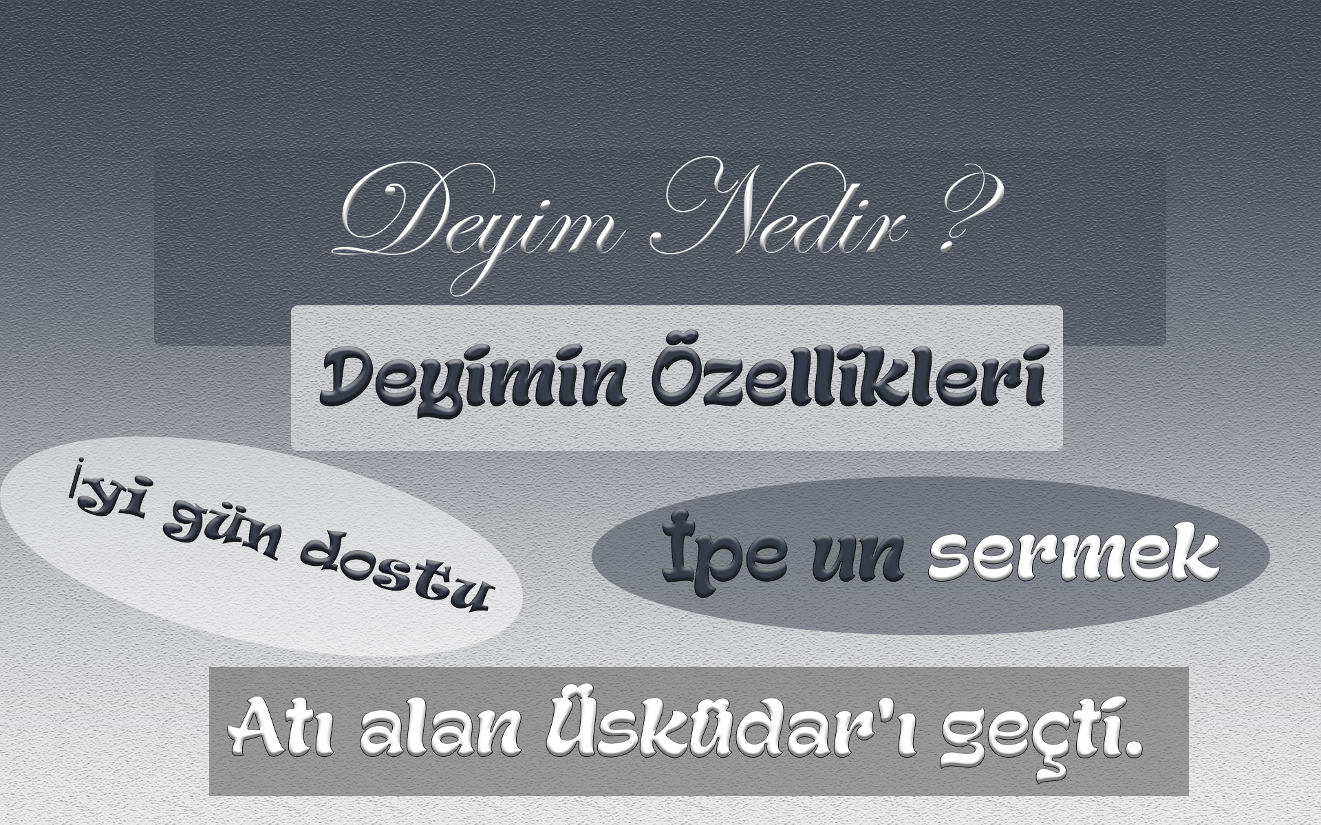 Deyim Nedir ?