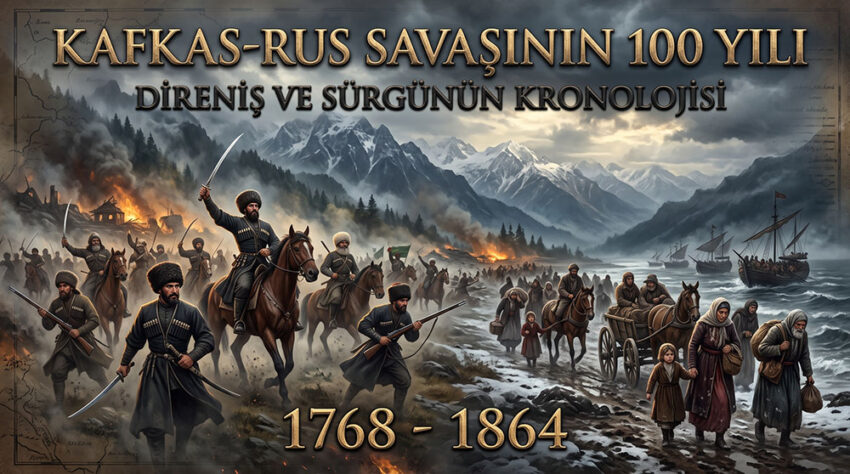 Kafkas-Rus Savaşının 100 Yılı: Direniş, İhanet ve Sürgün Kronolojisi (1768-1864)