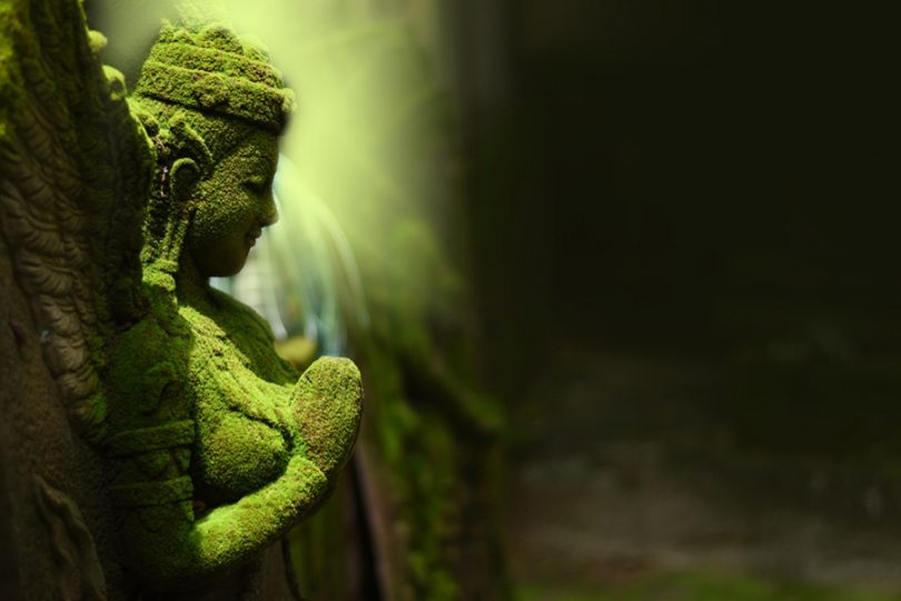 Brahman, Hint inanışına göre yeşil yosunu andırır..
