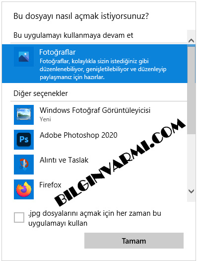 Windows 10’da Eski Fotoğraf Görüntüleyicisine Dönmek.. Windows Fotoğraf Görüntüleyicisi